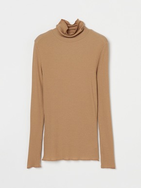 Silk cashmere tee turtle neck 詳細画像