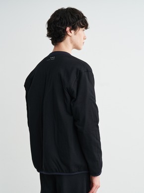 Men's leo reversible padded cardigan 詳細画像