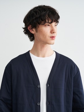 Men's leo reversible padded cardigan 詳細画像