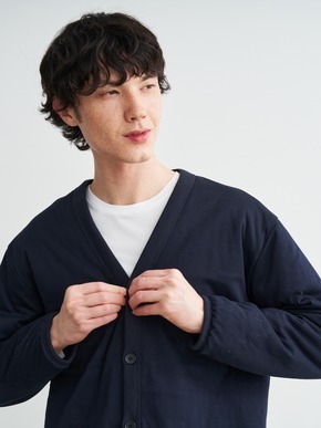 Men's leo reversible padded cardigan 詳細画像