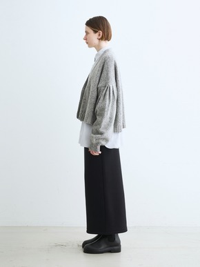 Melange wide cardigan 詳細画像