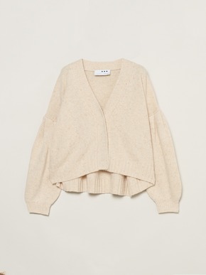 Melange wide cardigan 詳細画像