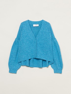 Melange wide cardigan 詳細画像