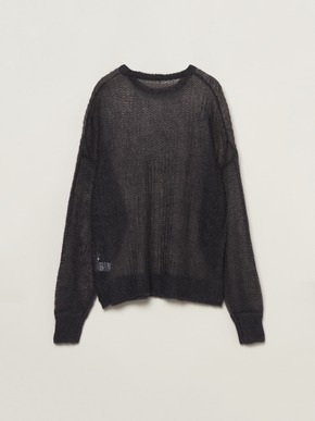 Mesh mohair pullover 詳細画像