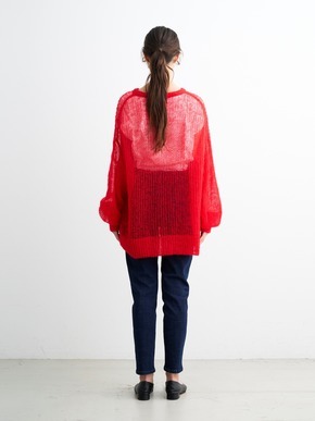 Mesh mohair pullover 詳細画像