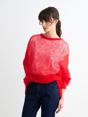 Mesh mohair pullover 詳細画像