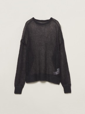 Mesh mohair pullover 詳細画像