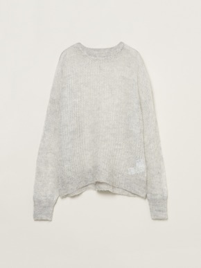 Mesh mohair pullover 詳細画像