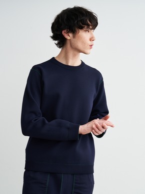 Men's reversible dual layerd l/s sweat 詳細画像