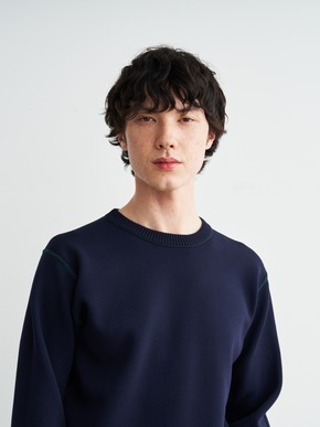 Men's reversible dual layerd l/s sweat 詳細画像