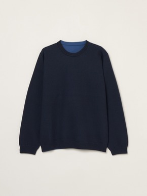 Men's reversible dual layerd l/s sweat 詳細画像