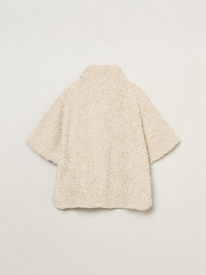 Poodle boa poncho vest 詳細画像