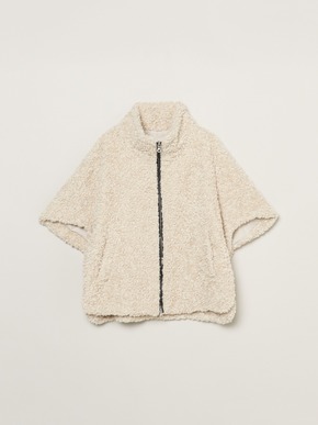 Poodle boa poncho vest 詳細画像