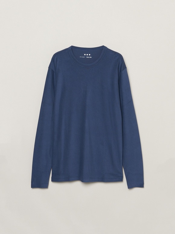 Men's compact pile l/s t-shirt