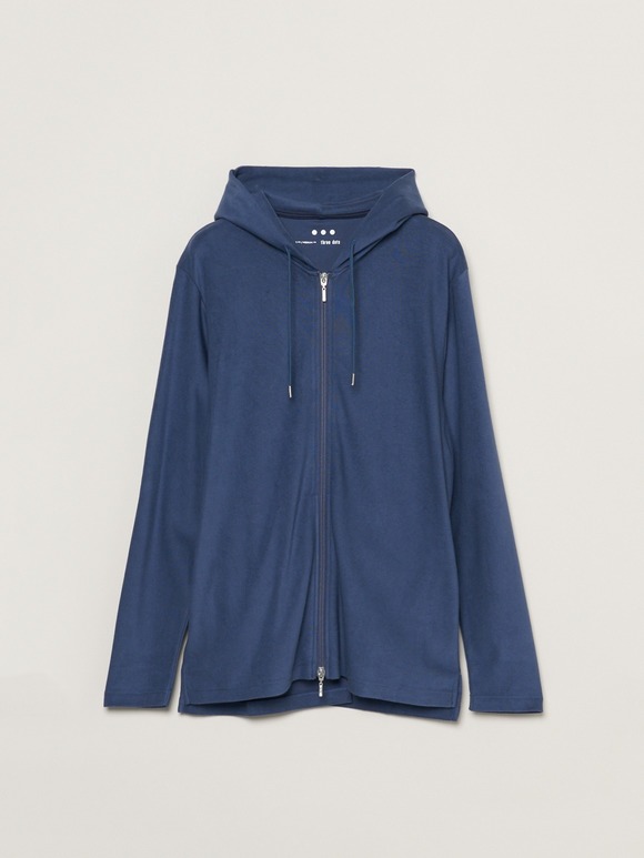 Men's compact pile hoodie