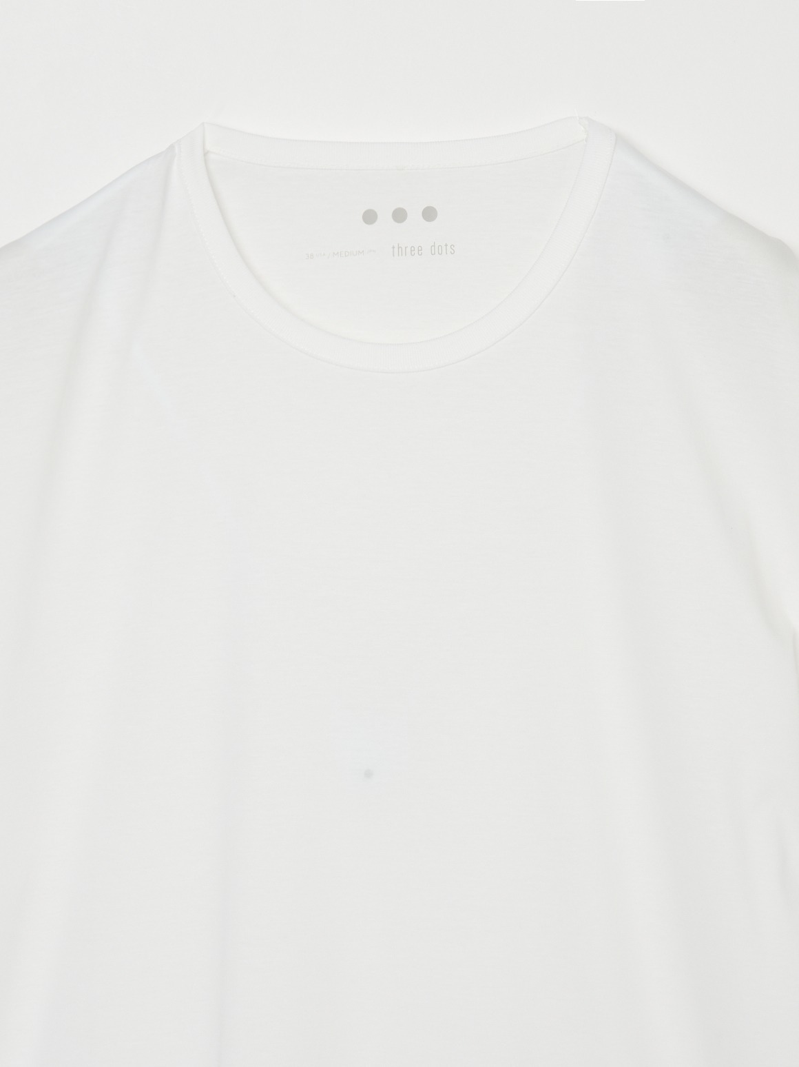 Men's silky paper cotton s/s crew｜スリードッツ オフィシャル