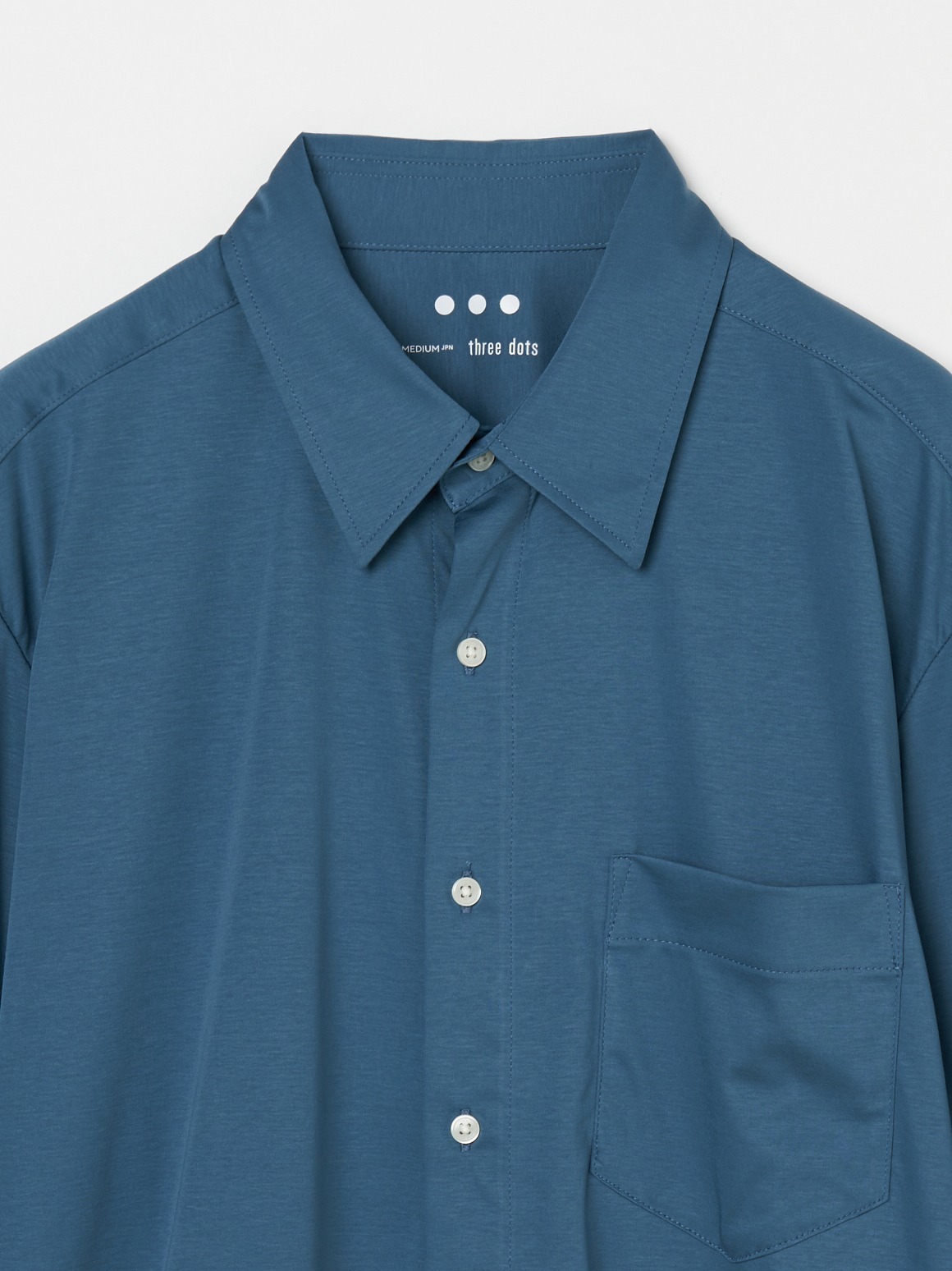 Men's silky paper cotton shirts｜スリードッツ オフィシャル ...