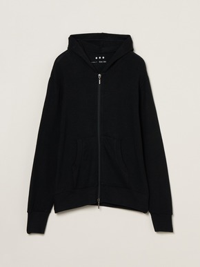 Brushed sweater zip up hoody 詳細画像