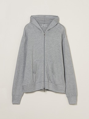 Brushed sweater zip up hoody 詳細画像