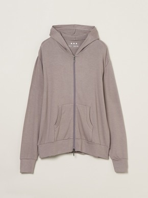 Brushed sweater zip up hoody 詳細画像