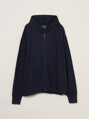 Brushed sweater zip up hoody 詳細画像