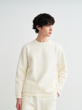 Men's quilt jersery sweat shirt 詳細画像