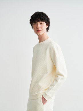 Men's quilt jersery sweat shirt 詳細画像