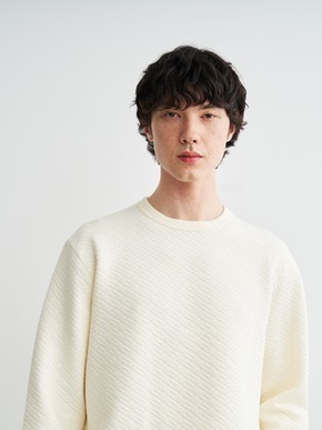 Men's quilt jersery sweat shirt 詳細画像