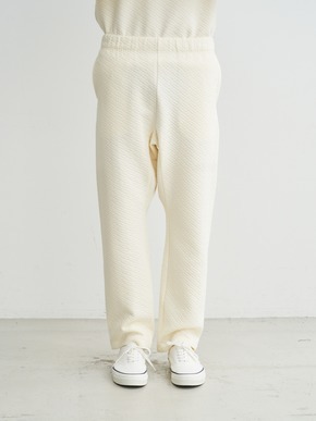 Men's quilt jersery sweat pants 詳細画像