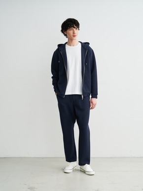 Men's quilt jersery zip up hoodie 詳細画像