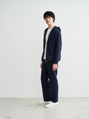 Men's quilt jersery zip up hoodie 詳細画像