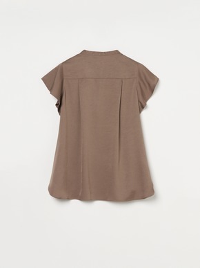 Silky twill flair sleeve top 詳細画像