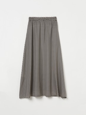 Silky twill narrow skirt 詳細画像