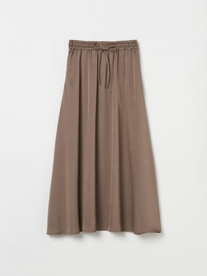 Silky twill narrow skirt 詳細画像