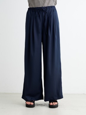 Silky twill semi wide pants 詳細画像