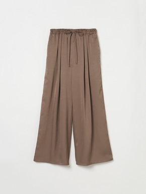 Silky twill semi wide pants 詳細画像