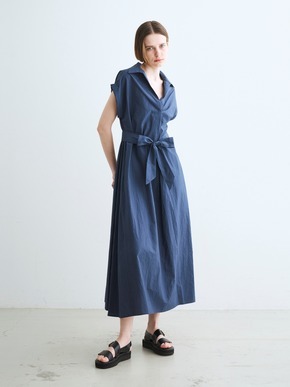 Cotton typewriter ribbon dress 詳細画像