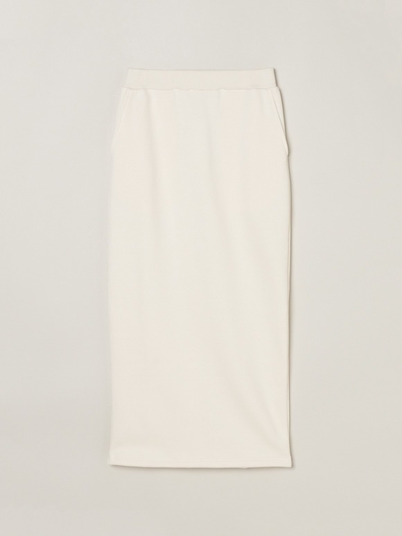 Sleek terry skirt