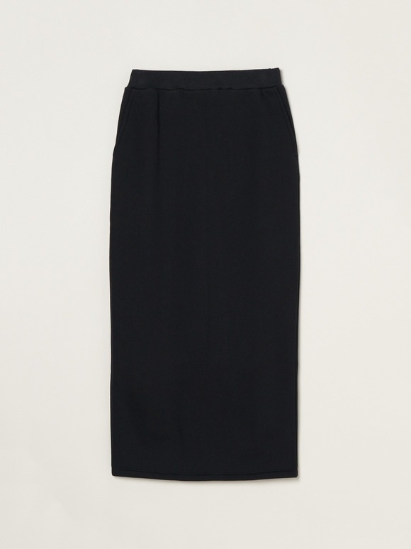 Sleek terry skirt