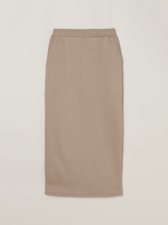 Sleek terry skirt