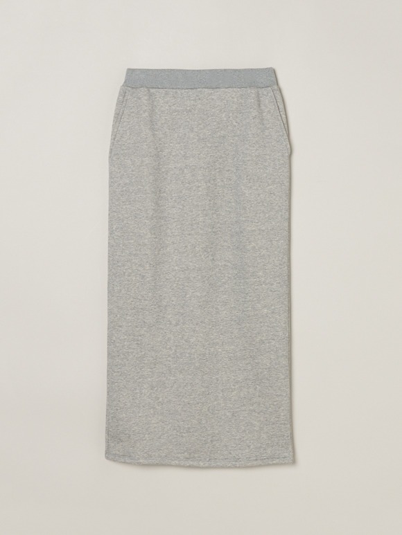 Sleek terry skirt