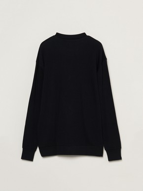 Men's souffle cotton crew neck 詳細画像