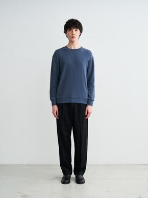 Men's souffle cotton crew neck 詳細画像