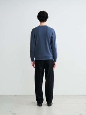 Men's souffle cotton crew neck 詳細画像