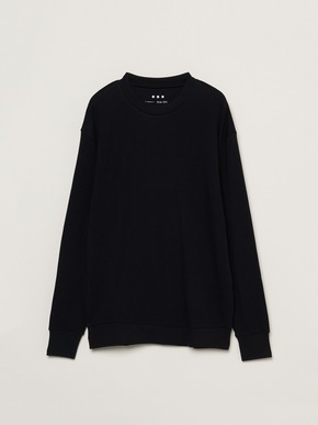 Men's souffle cotton crew neck 詳細画像