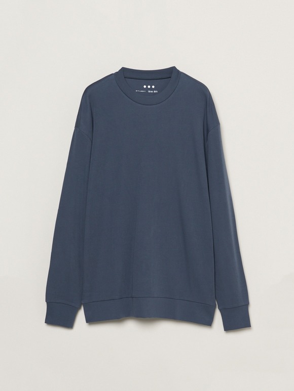 Men's souffle cotton crew neck