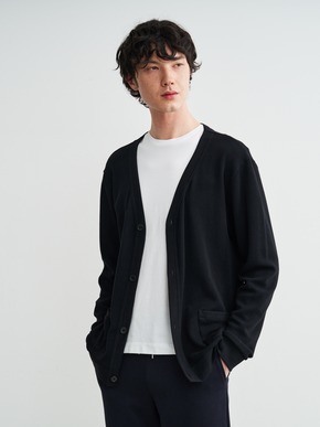 Men's souffle cotton cardigan 詳細画像