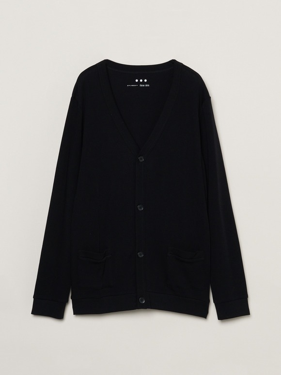 Men's souffle cotton cardigan