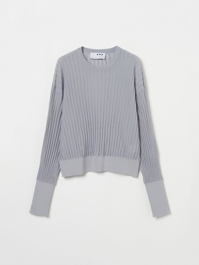 Sheer pleats l/s pullover 詳細画像