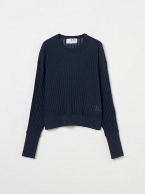 Sheer pleats l/s pullover 詳細画像